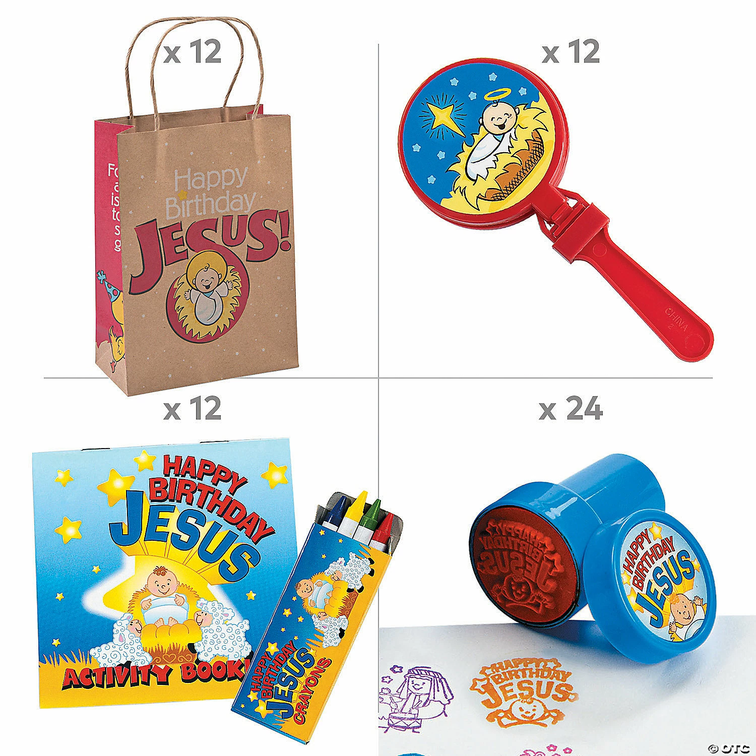 Hot Sale π Mini Happy π Birthday Jesus Handout Kit for 12 π - Image 2