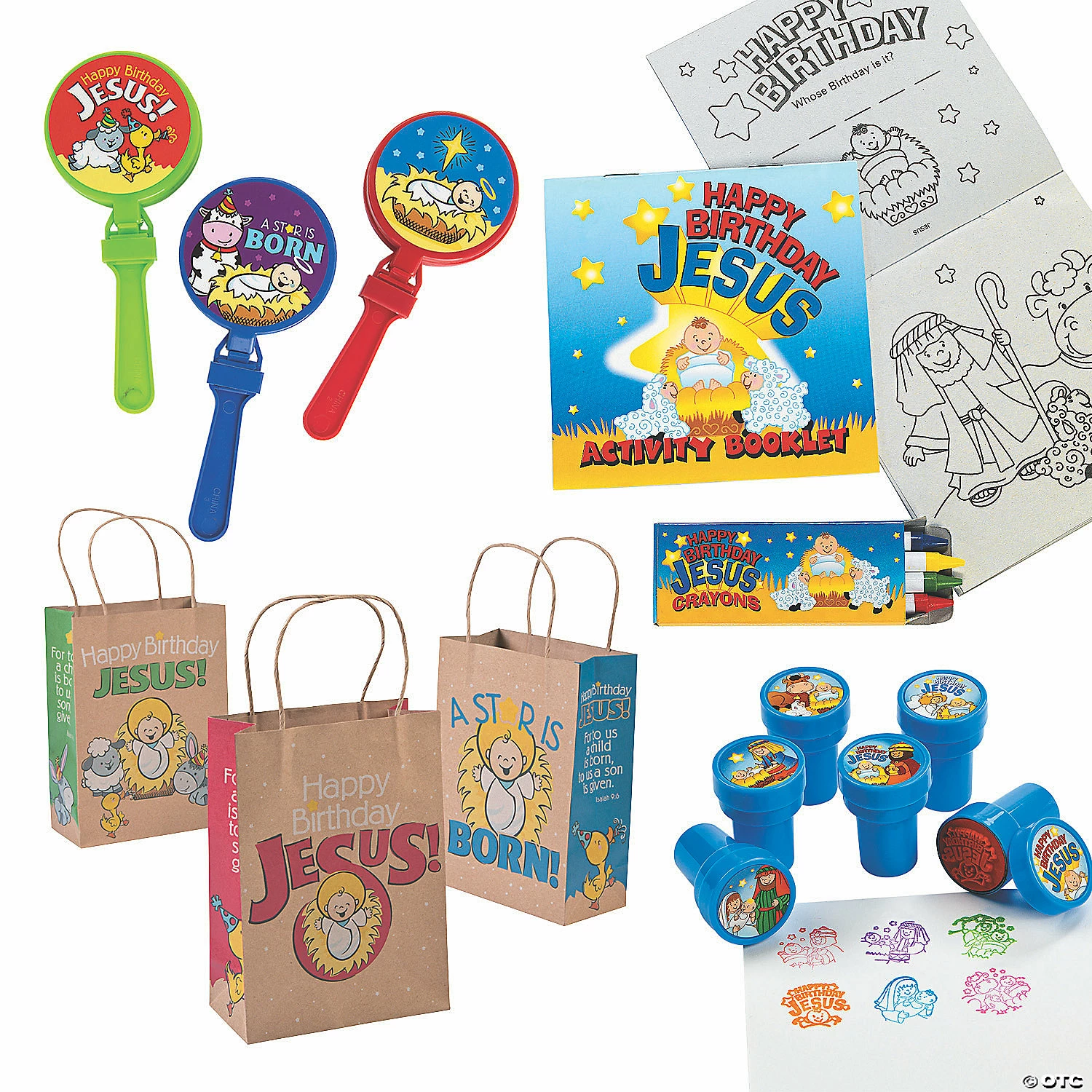 Hot Sale π Mini Happy π Birthday Jesus Handout Kit for 12 π