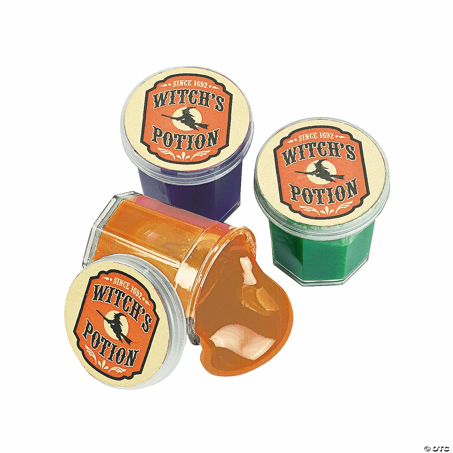 Wholesale 🥰 Mini Witch’s Potion Tubs of Slime - 48 Pc. 🧨 3 Wholesale 🥰 Mini Witch’s Potion Tubs of Slime - 48 Pc. 🧨