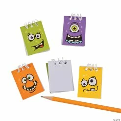 Coupon 🎉 Monster Face Mini Spiral Notepads 😍