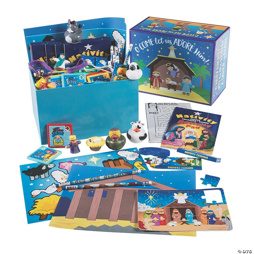 Best Pirce π€© Nativity Assortment in Stable - 100 Pc. β