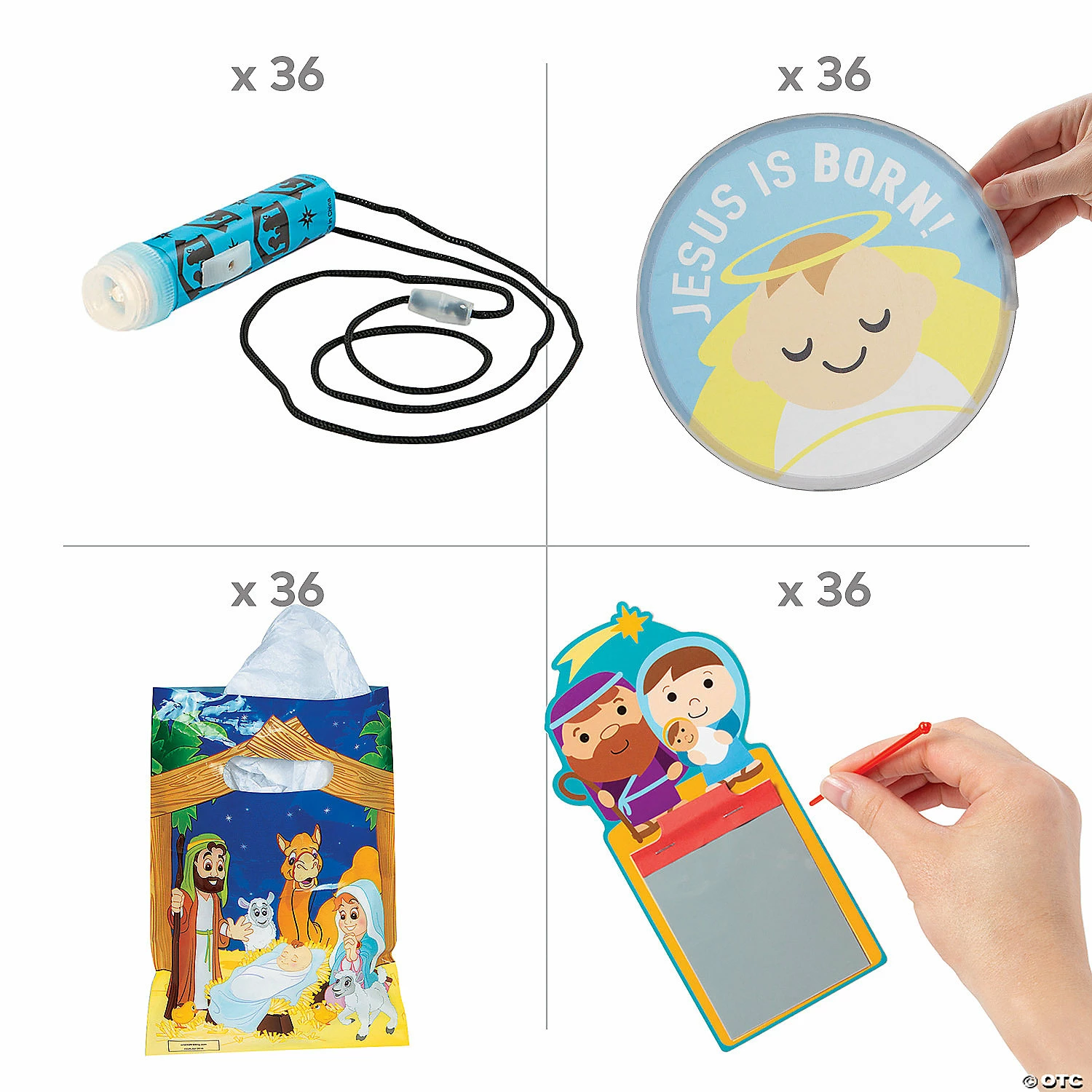 Best deal π Nativity Cheer Bag Handouts Kit for 36 β - Image 2