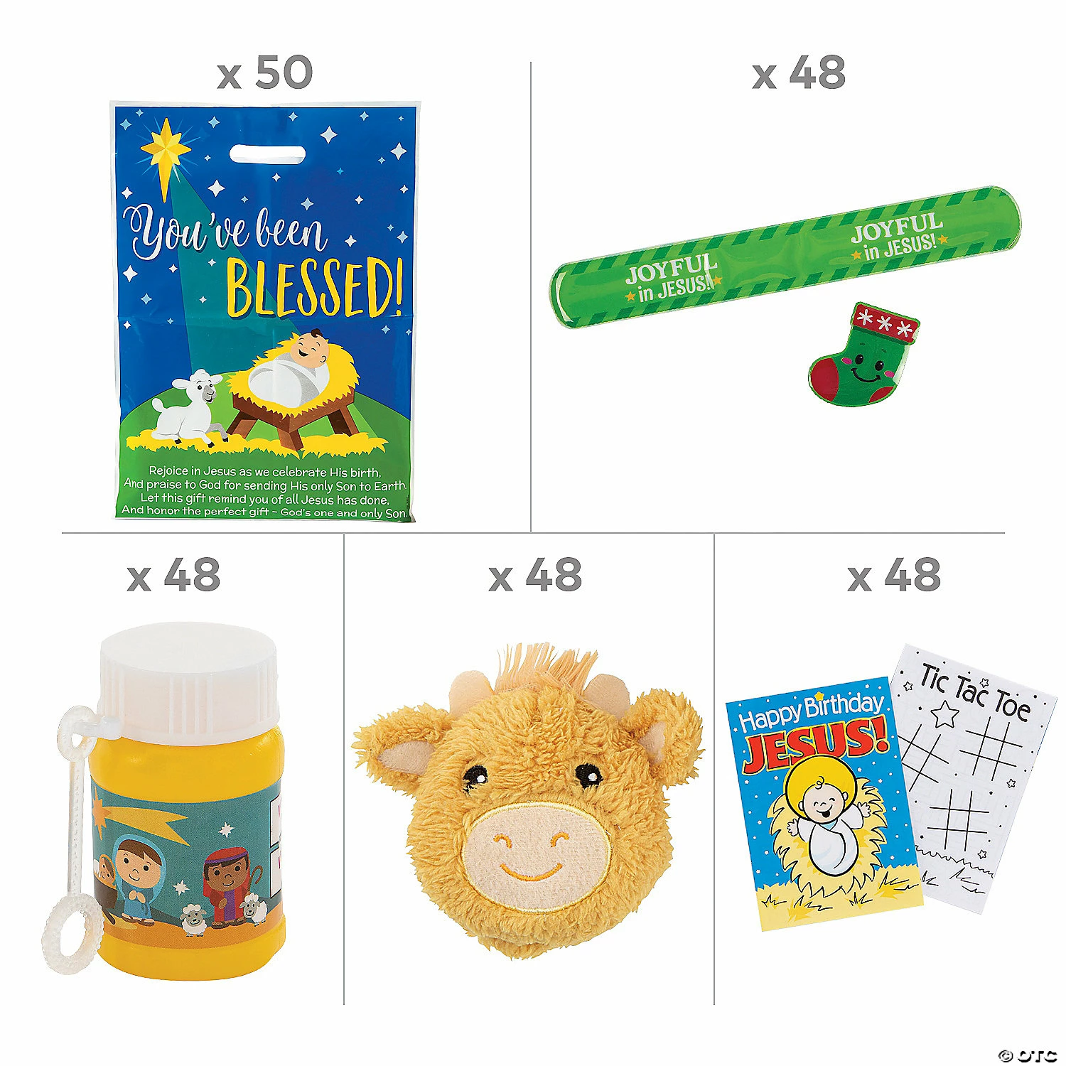 Outlet βοΈ Nativity Sunday School Cheer Bags Kit for 48 π - Image 2