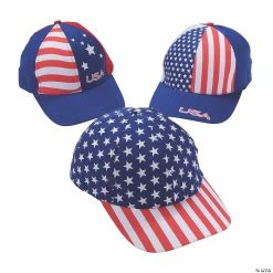 Cheapest 💯 Patriotic ⚾ Baseball Caps - 12 Pc. ✨
