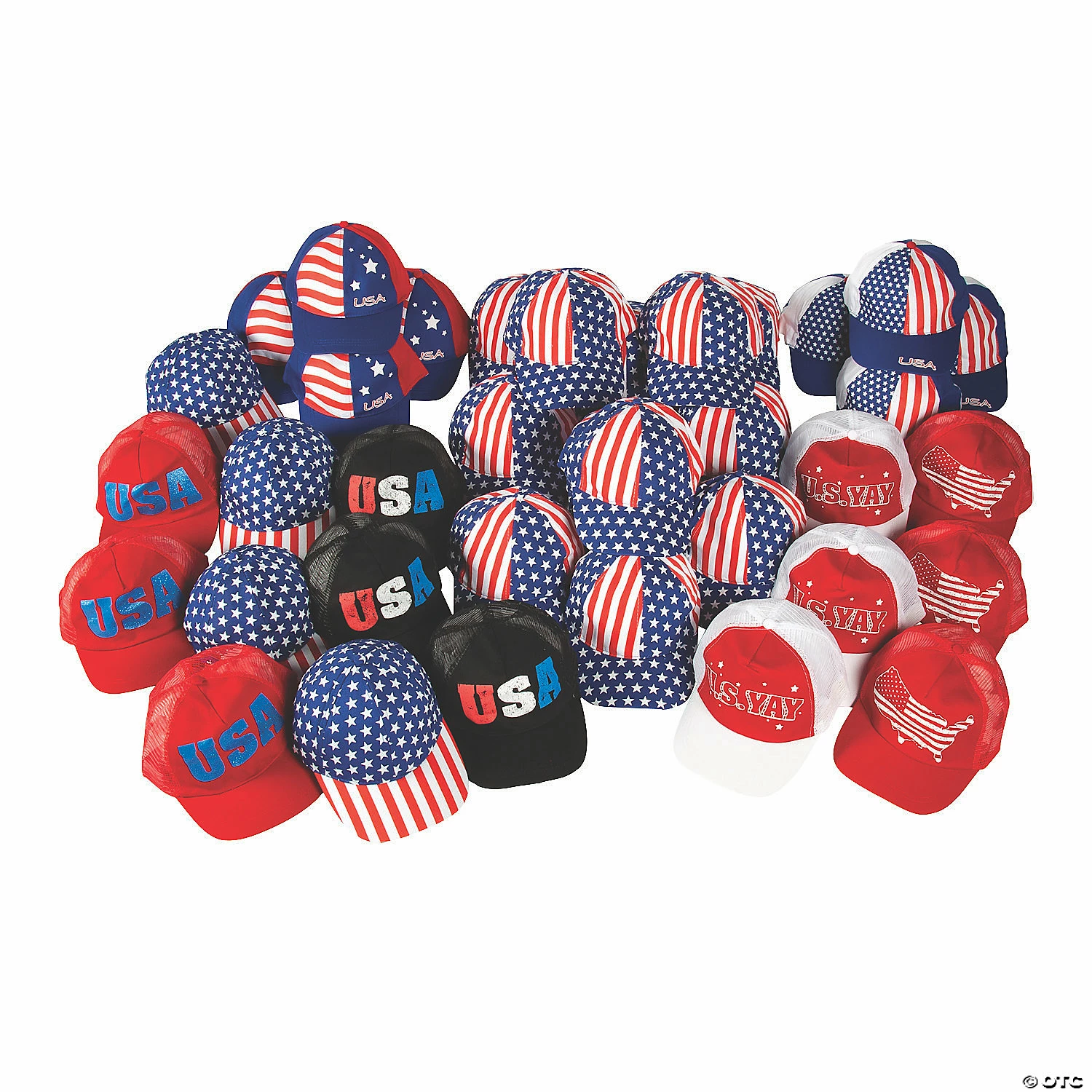 Best Pirce π Patriotic Hat Assortment - 36 Pc. π