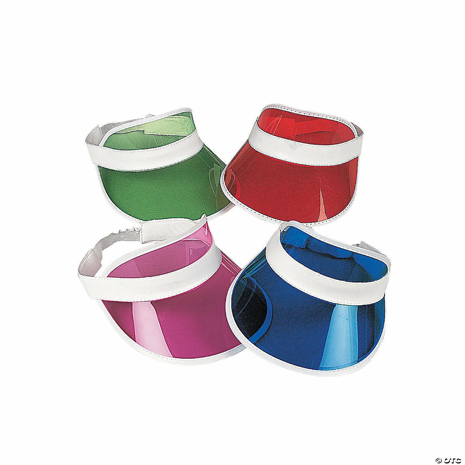 Budget β€οΈ Plastic Transparent Visors - 12 Pc. 𧨠3 Budget β€οΈ Plastic Transparent Visors - 12 Pc. π§¨