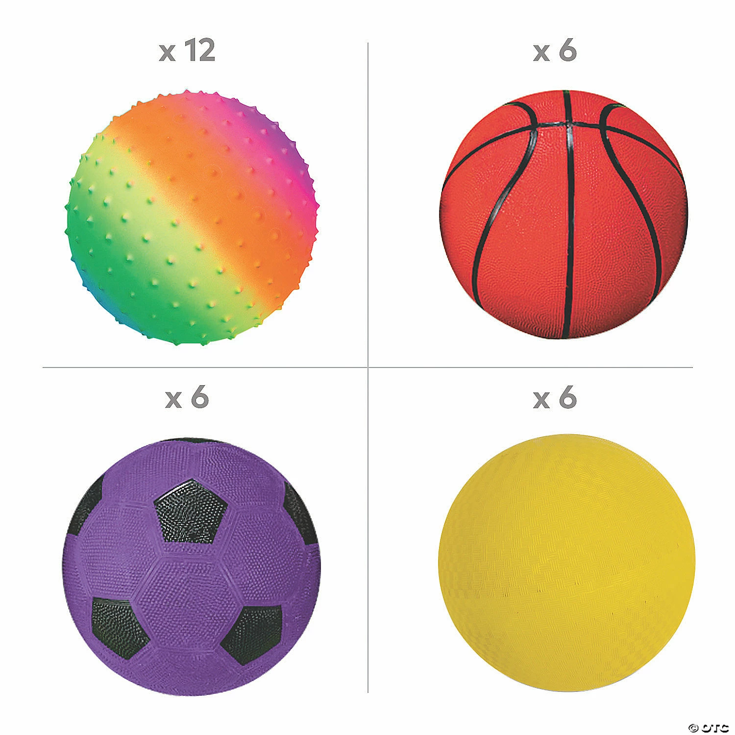 New 𧨠Playground Ball Assortment - 30 Pc. π - Image 2
