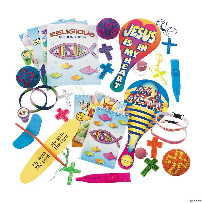 Wholesale β¨ Religious Novelty Toy Assortment - 50 Pc. π 3 Wholesale β¨ Religious Novelty Toy Assortment - 50 Pc. π
