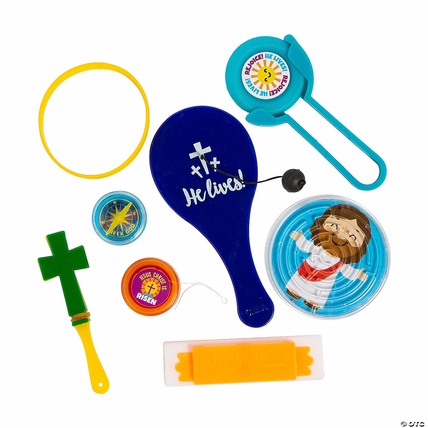 Cheapest π Religious Toy-Filled Easter Egg Bags - 12 Pc. π - Image 2