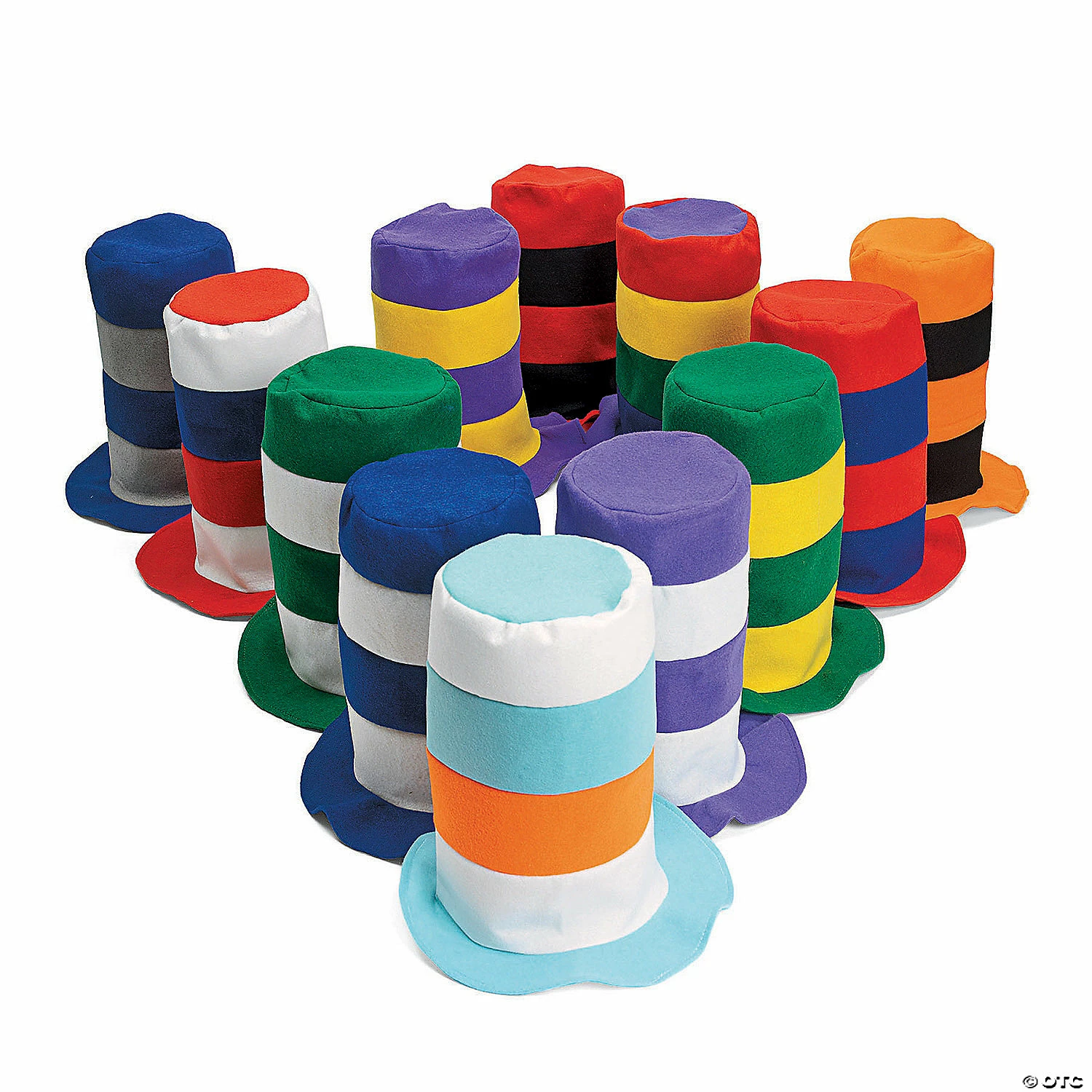 Cheap βοΈ Stovepipe Hats Assortment - 12 Pc. π₯°