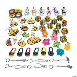 Outlet 💯 Super Fun Keychain Assortment - 60 Pc. 🔥