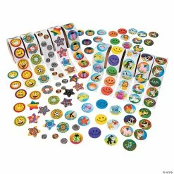 Cheap 🥰 Super Rolls of Stickers Assortment - 1000 Pc. 👍