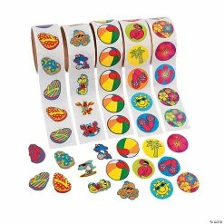 Best reviews of 🤩 Tropical Rolls of Sticker Assortment - 500 Stickers 🔔