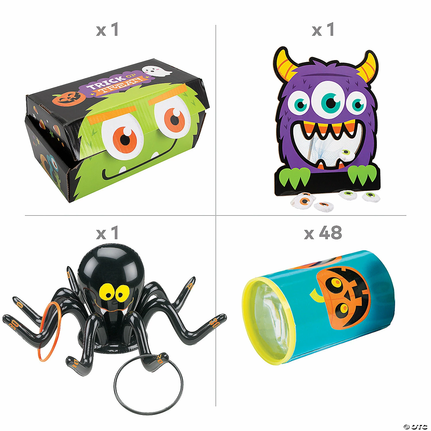 Outlet β€οΈ Trunk-or-Treat Deluxe π¦ Halloween Games & Prizes Kit - 267 Pc. π - Image 3