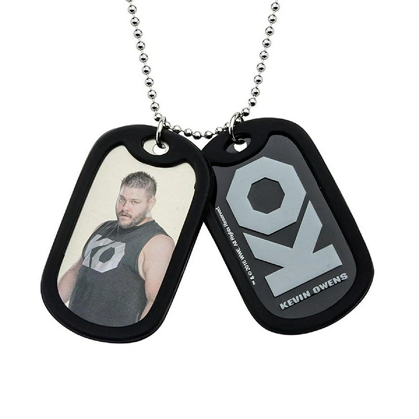 Deals ๐ฅ WWE Kevin Owens Stainless Steel 24" Double ๐ Dog Tags ๐ 3 Deals ๐ฅ WWE Kevin Owens Stainless Steel 24" Double ๐ Dog Tags ๐